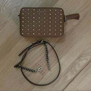 Michael Kors Studded Leather Camera Bag